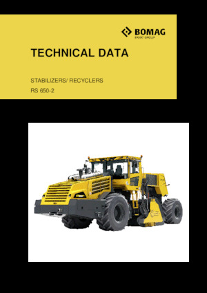 Riciclatrici stradali a freddo Bomag RS 650-2