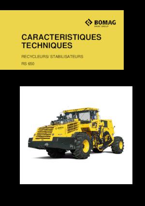 Riciclatrici stradali a freddo Bomag RS 650
