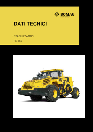 Riciclatrici stradali a freddo Bomag RS 650