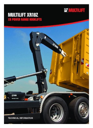 Autocarri con cassone ribaltabile roll off Multilift XR 18 Z 61