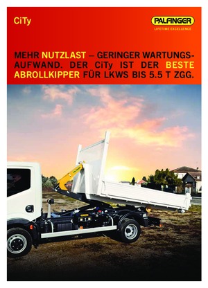 Autocarri con cassone ribaltabile roll off Palfinger City