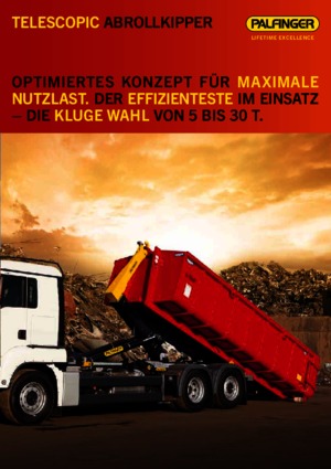 Autocarri con cassone ribaltabile roll off Palfinger T 20 A