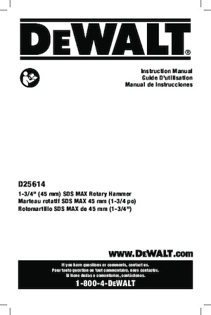 Tassellatori DEWALT D25614K