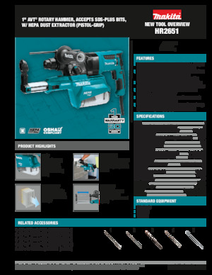 Tassellatori Makita HR2651
