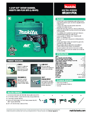 Tassellatori Makita HR3011FCK