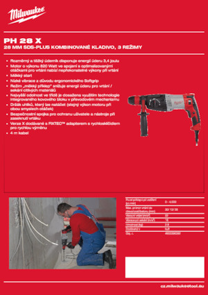 Tassellatori Milwaukee PH 28 X