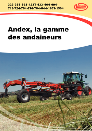 Ranghinatori rotativi Vicon Andex 464