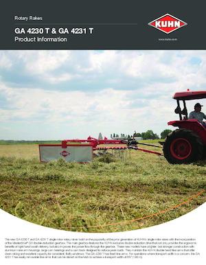 Ranghinatori rotativi Kuhn GA 4230 T
