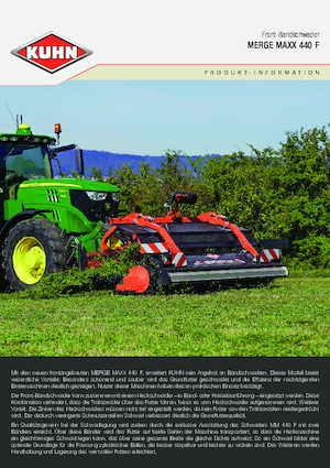 Ranghinatori rotativi Kuhn Merge Maxx 442 F 
