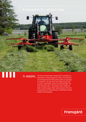 Ranghinatori rotativi Fransgard TI 6000 FL