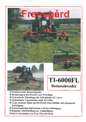 Ranghinatori rotativi Fransgard TI 6000 FL