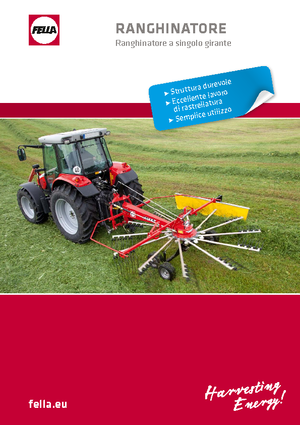 Ranghinatori rotativi Fella TS 456 DN