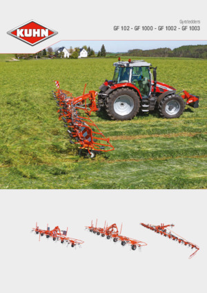 Voltafieni rotativi Kuhn GF 8700