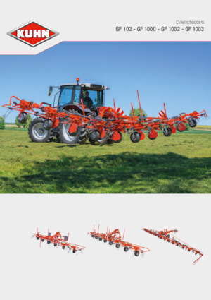 Voltafieni rotativi Kuhn GF 8700