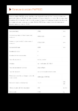 Voltafieni rotativi Pronar PWP 900