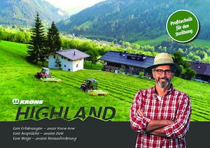 Voltafieni rotativi Krone Vendro 620 Highland