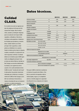 Voltafieni rotativi Claas Volto 870