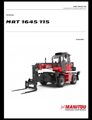 Sollevatori telescopici con torretta girevole Manitou MRT 1645-400  115 D