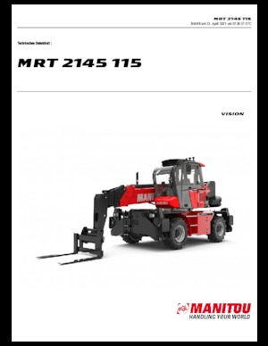Sollevatori telescopici con torretta girevole Manitou MRT 2145-400 115 D