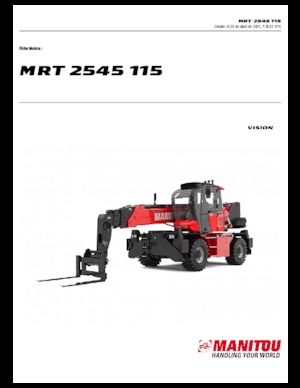 Sollevatori telescopici con torretta girevole Manitou MRT 2545-400 115 D