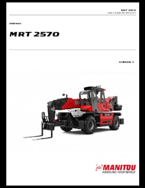 Sollevatori telescopici con torretta girevole Manitou MRT 2570-360 175 Y