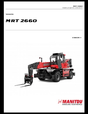 Sollevatori telescopici con torretta girevole Manitou MRT 2660-360 160 Y