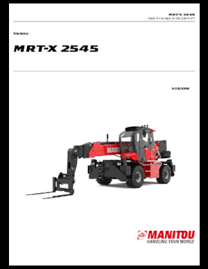 Sollevatori telescopici con torretta girevole Manitou MRT-X 2545