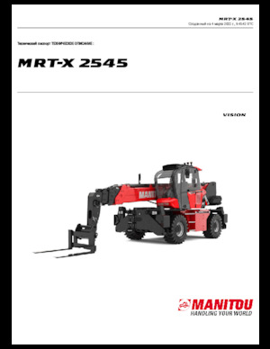Sollevatori telescopici con torretta girevole Manitou MRT-X 2545