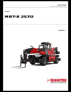 Sollevatori telescopici con torretta girevole Manitou MRT-X 2570