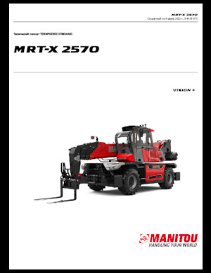 Sollevatori telescopici con torretta girevole Manitou MRT-X 2570