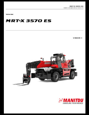 Sollevatori telescopici con torretta girevole Manitou MRT-X 3570 ES
