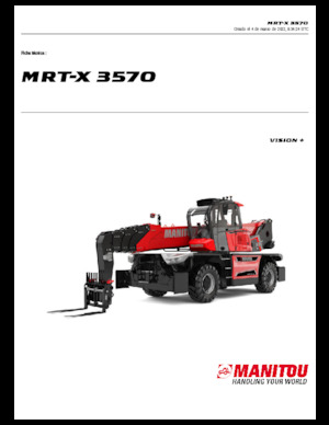 Sollevatori telescopici con torretta girevole Manitou MRT-X 3570