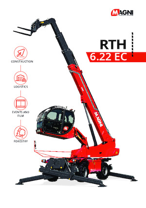 Sollevatori telescopici con torretta girevole MAGNI RTH 6.22 EC