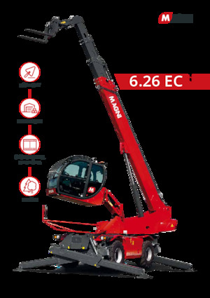 Sollevatori telescopici con torretta girevole MAGNI RTH 6.26 EC