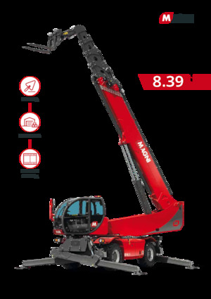 Sollevatori telescopici con torretta girevole MAGNI RTH 8.39