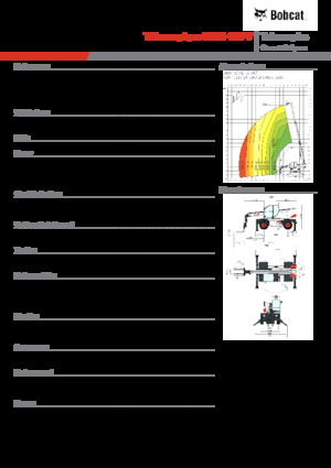 Sollevatori telescopici con torretta girevole Bobcat TR50.180