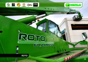 Sollevatori telescopici con torretta girevole Merlo Roto 40.26 MCSS