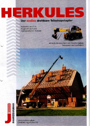 Sollevatori telescopici con torretta girevole Herkules TD 45210