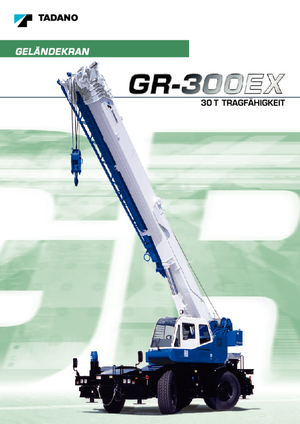 Gru fuoristrada Tadano GR 300 EX
