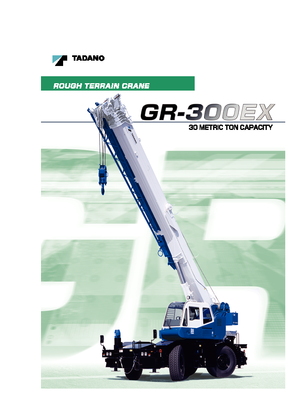 Gru fuoristrada Tadano GR 300 EX