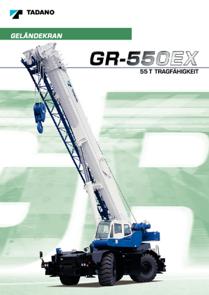 Gru fuoristrada Tadano GR 550 EX