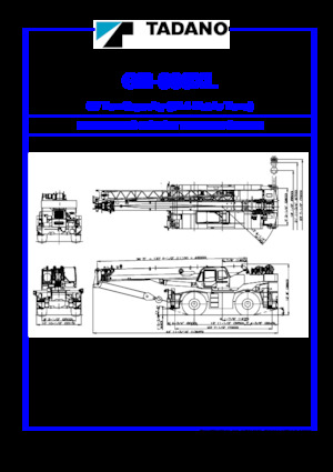 Gru fuoristrada Tadano GR-600XL