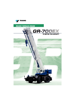 Gru fuoristrada Tadano GR 700 EX