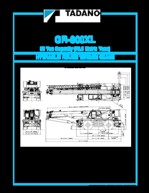 Gru fuoristrada Tadano GR-800XL