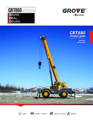 Gru fuoristrada Grove GRT880 