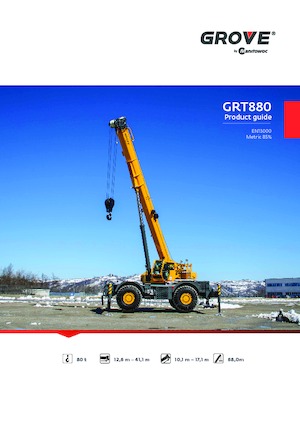 Gru fuoristrada Grove GRT880 