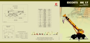 Gru fuoristrada Escorts HK 17