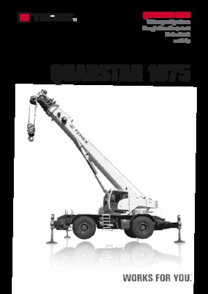 Gru fuoristrada TEREX CRANES Quadstar 1075