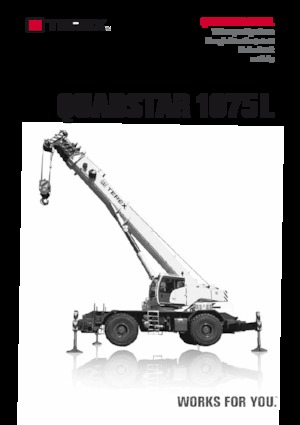 Gru fuoristrada TEREX CRANES Quadstar 1075L