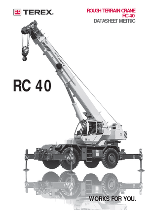 Gru fuoristrada Terex Bendini RC 40 (4x4x4)